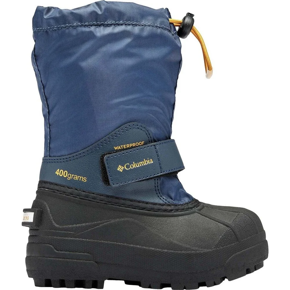 Columbia Powderbug Forty Snow Boots Toddler 12 Blue Waterproof Insulated ZAP1095